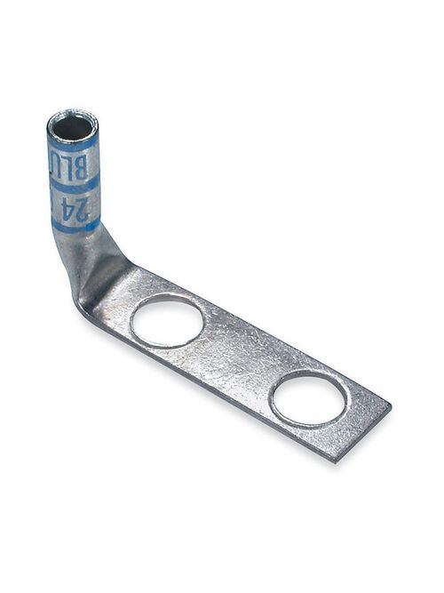 Color-Keyed 54852BEUB 2-Hole 90 Degree Blind End Long Barrel Lug Color-Keyed 54852BEUB 2-Hole 90 Degree Blind End Long Barrel Lug