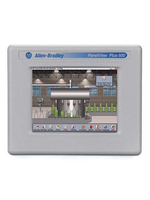 Allen-Bradley 2711P-T6C20A8 Panelview Plus 6 600 Touch AC Graphic Terminal Allen-Bradley 2711P-T6C20A8 Panelview Plus 6 600 Touch AC Graphic Terminal
