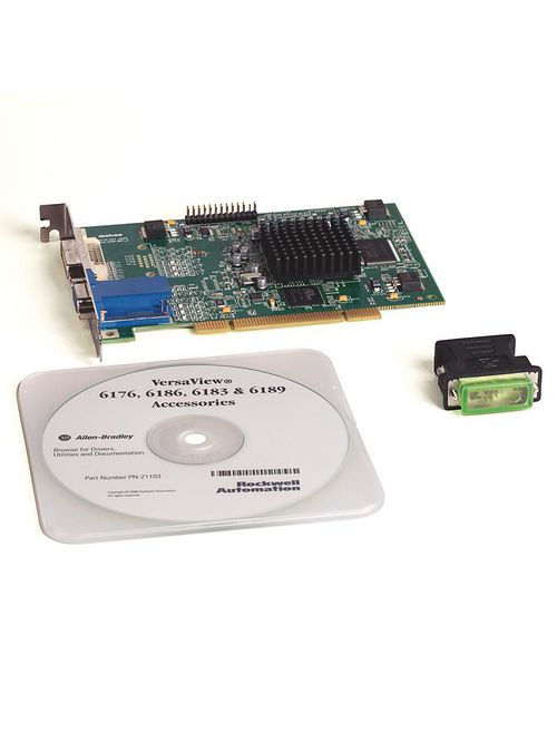 Product image for Allen Bradley 6189V-PCIDVI PCI Industrial Standard Monitor Analog/Digital Video Card