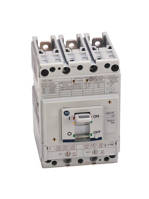 Allen-Bradley 140G-H6F3-C80-AA 140G 125A H Fr Allen-Bradley 140G-H6F3-C80-AA 140G 125A H Fr