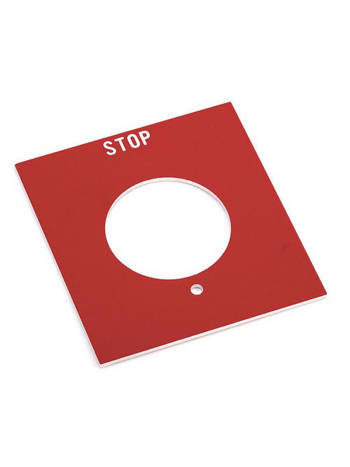 Allen-Bradley 800H-Y50 NEMA 7&9 Push Button Legend Plate Allen-Bradley 800H-Y50 NEMA 7&9 Push Button Legend Plate