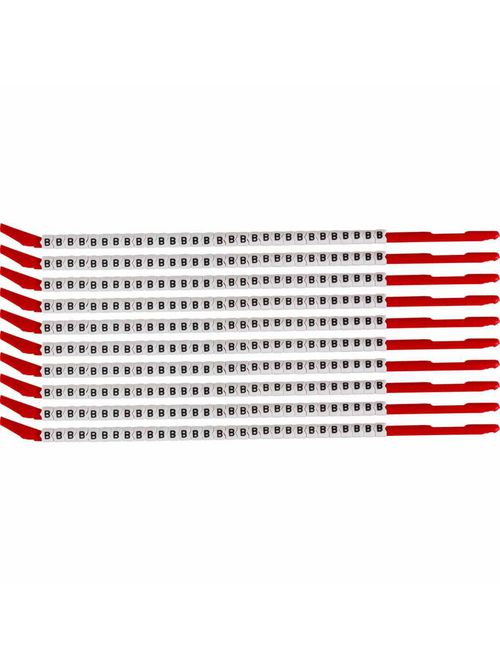 BRADY SCN10-B Wire Mkr,ClipSlv,B,SC BRADY SCN10-B Wire Mkr,ClipSlv,B,SC