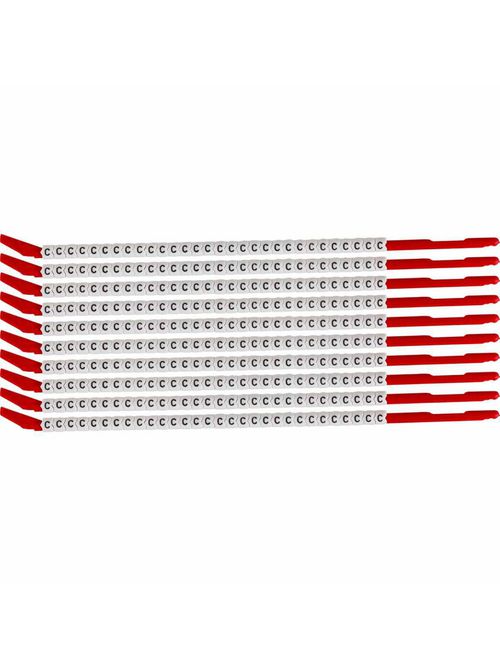 BRADY SCN10-C Wire Mkr,ClipSlv,C,SC BRADY SCN10-C Wire Mkr,ClipSlv,C,SC