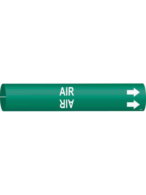BRADY 4001-B PIPE MARKER, AIR/GRN/S BRADY 4001-B PIPE MARKER, AIR/GRN/S