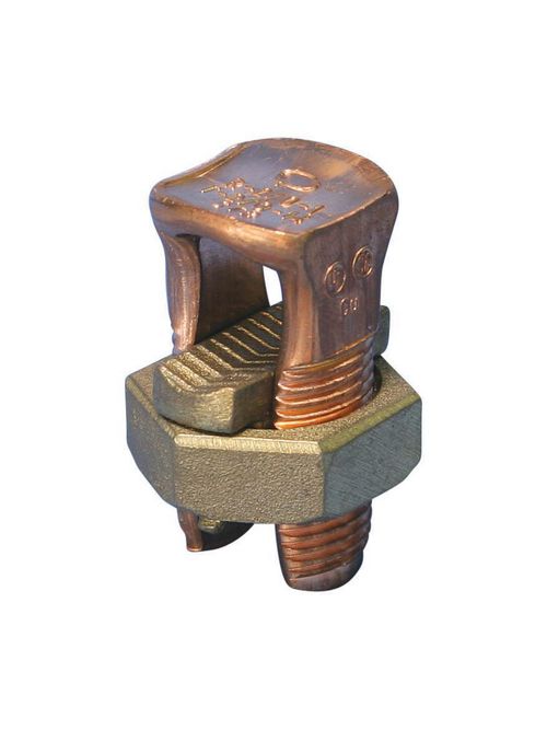 Product image for Erico ESB2/0 Split Bolt Connector, #2 Solid-2/0 Stranded, 35 mm² Stranded-50 mm² Stranded