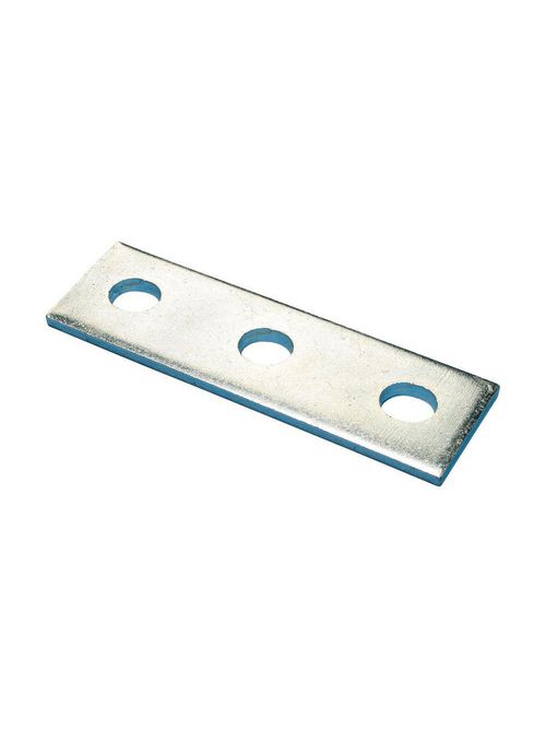 Product image for Caddy F200000EG Three Hole Flat Bracket, Steel, EG, 5.375"