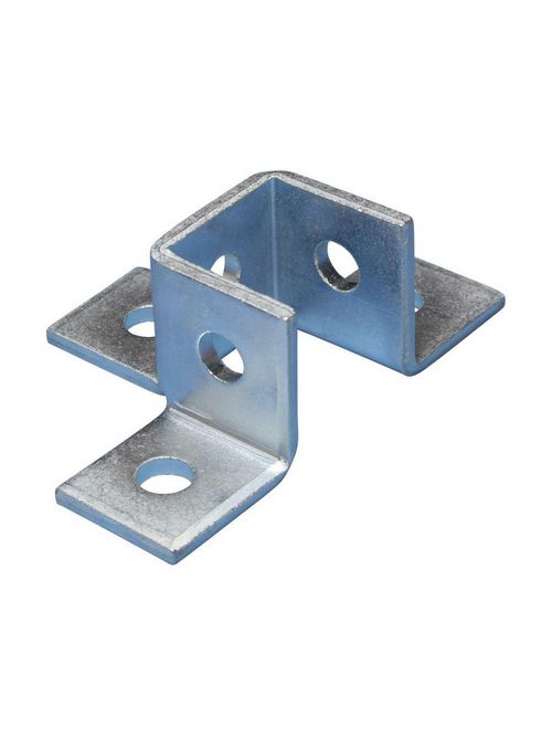 Product image for Caddy W190000EG Six Hole Corner Connector, 3-Way, 1 5/8" x 5 7/16" x 2"