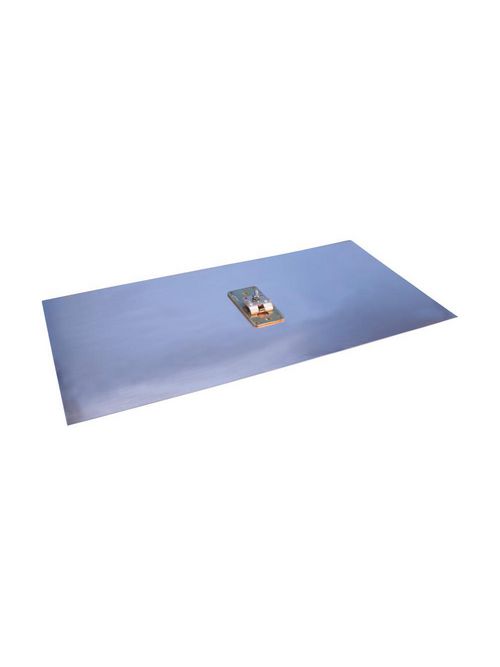 Product image for Erico LPC753 Copper Ground Plate with Cable Attachments, 1 x 12" x 24"