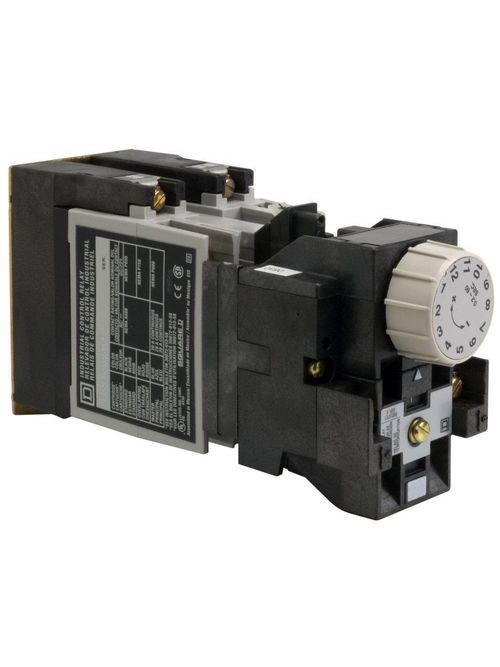 Product image for Square D 8501XO20XTD2V02 110/120 VAC 10/5 Amp 1NO 1NC Panel Mount AC Operated Industrial Timing Relay
