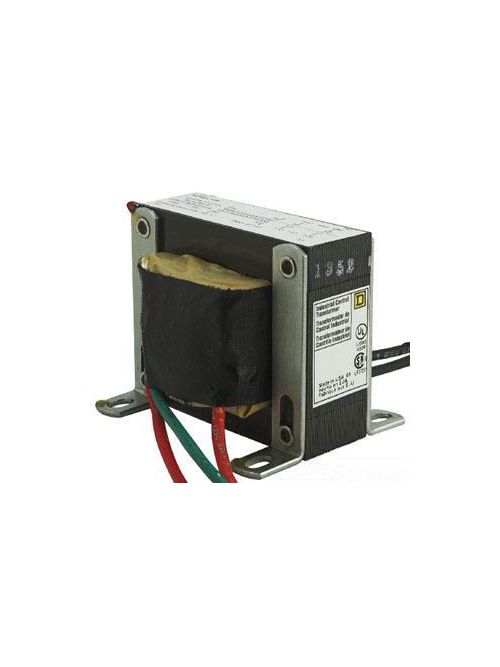 Product image for Square D 9070EL3D8 150 VA 240 Volt Primary 120 Volt Secondary 1-Phase Transformer with Lead