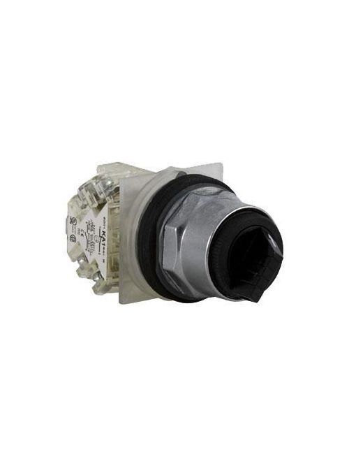 Product image for Square D 9001KS53BH28Y238 30 mm 10 Amp 600 VAC/VDC 1NO 2NC 3-Position Round Knob Non-Illuminated Selector Switch