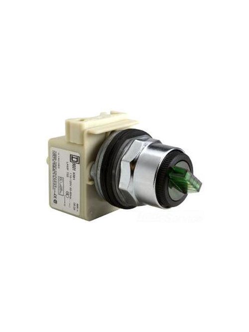 Product image for Square D 9001K11J1GH1 30 mm 10 Amp 600 VAC/VDC 1NO 1NC 2-Position Knob Illuminated Selector Switch