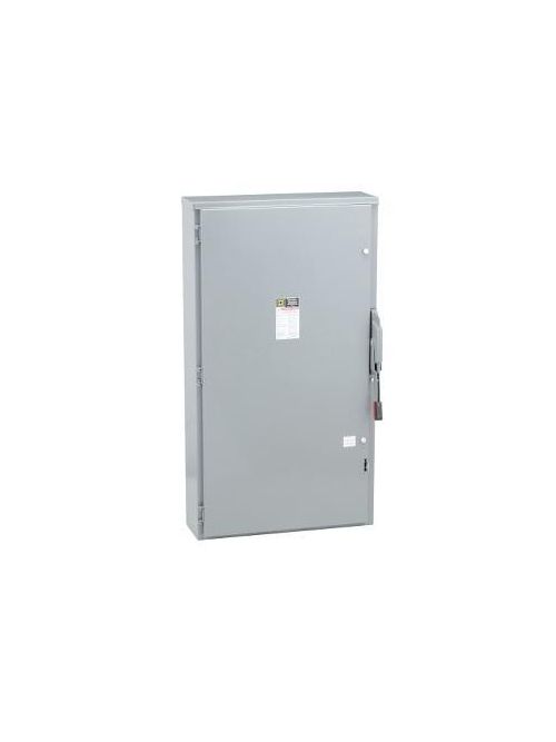 Product image for Square D CHU366R 600 VAC/VDC 600 Amp 500 Hp 3-Pole NEMA 3R Fusible Heavy Duty Safety Switch