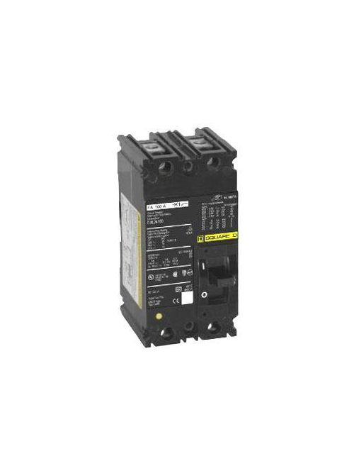 Product image for Square D FAL22025 2-Pole 25 Amp 240 Volt Thermal Magnetic Molded Case Circuit Breaker