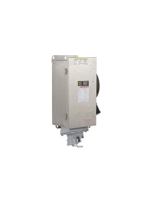 Product image for Square D CHU361DSWC 600 VAC/VDC 30 Amp 30 Hp 3-Pole NEMA 4/4X Non-Fusible Heavy Duty Safety Switch