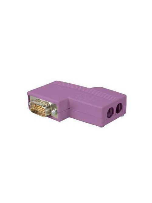 Product image for Square D 490NAD91103 Sub-D 9 Elbowed Male Communication Module Profibus Connector with Terminator