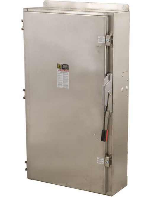 Product image for Square D H226NDS 240 VAC 600 Amp 2-Pole Class R Fusible Heavy Duty Safety Switch