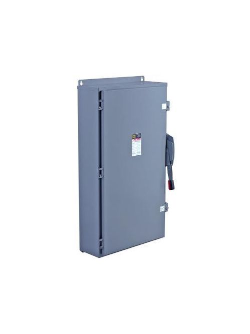 Product image for Square D CHU465AWK 600 Volt 400 Amp 4-Pole Non-Fusible Heavy Duty Safety Switch