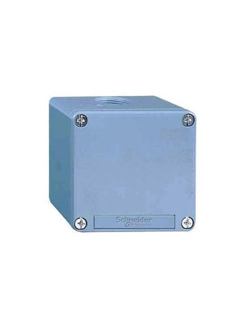 Product image for Square D XAPM14 80 x 80 mm Blue Base/Lid Die-Cast Zinc Alloy Push Button Enclosure