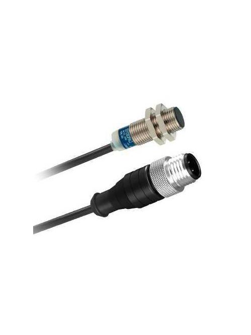 Product image for TES XS612B2PAL01M12 Inductive proximity sensors XS, inductive sensor XS6 M12, L59mm, brass, Sn5mm, 12...24 VDC, M12 0.15 m