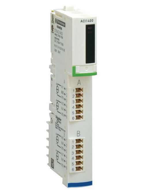 Product image for Square D STBACI1400K 8-Channel 4 to 20 mA PLC Analog Input Module