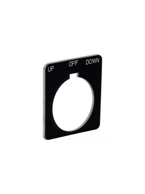 Product image for Square D 9001KN164BP 30 mm Push Button Legend Plate