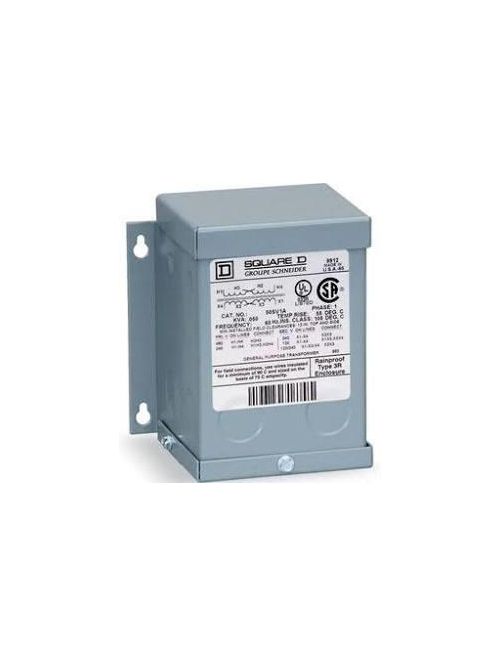 Product image for Square D 3SQ8538R1 3 kVa 380/400/415 VAC Primary 110 VAC Secondary Dry Type General Purpose Transformer