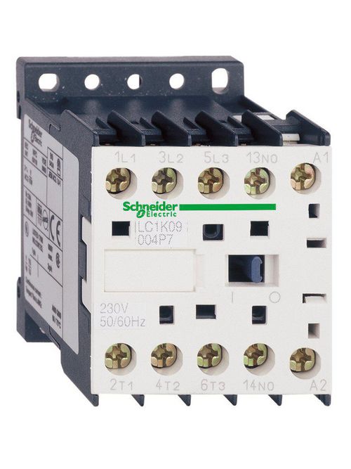 Product image for Square D LC1K09004B7 600 VAC 9 Amp 4-Pole 4NO Screw Terminal Full Voltage Non-Reversing IEC Contactor