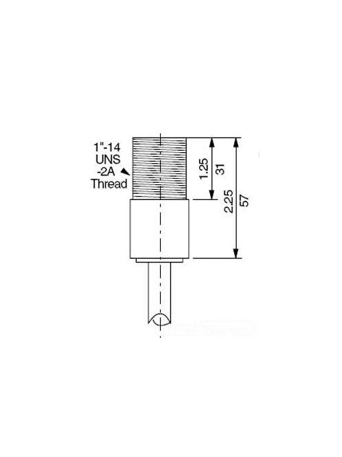 TES SGA8072L05 120 VAC 250 VDC 15 VA NO Reed Output Magnet Actuated Proximity Sensor Product image for TES SGA8072L05 120 VAC 250 VDC 15 VA NO Reed Output Magnet Actuated Proximity Sensor