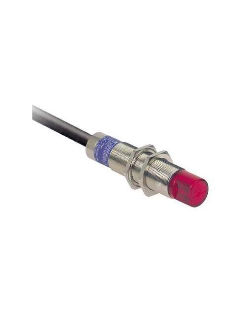 Product image for TES XU8M18MA230W Photoelectric sensors XU, XU8, BGS, 90?, Sn 0.12 m, 24...240VAC/DC, cable 2 m