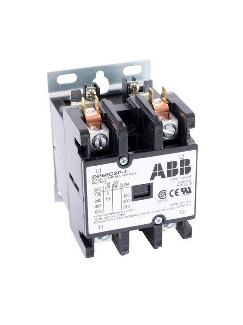 Product image for ABB DP60C2P-1 DP CONTR, 60A,2P, COI