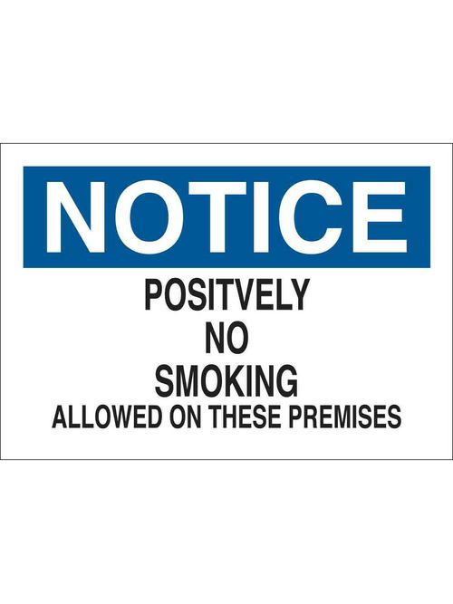 BRADY 88388 Sign,B302,10x7,Bk/Bl/Wt BRADY 88388 Sign,B302,10x7,Bk/Bl/Wt