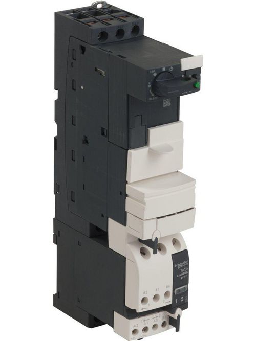 Product image for Square D LU2B32BL 200 to 600 VAC 32 Amp 3-Phase Screw Terminal Full Voltage Reversing Motor Starter Power Base