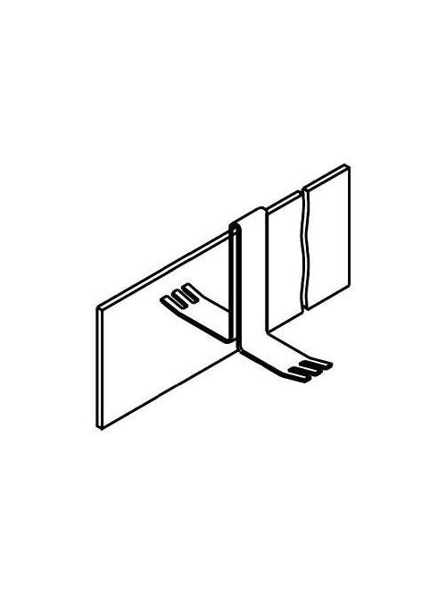 Product image for Square D LJB6BB2C 6 x 6 Inch NEMA 12 14 Gauge Steel Lay-In Wireway Barrier Bracket