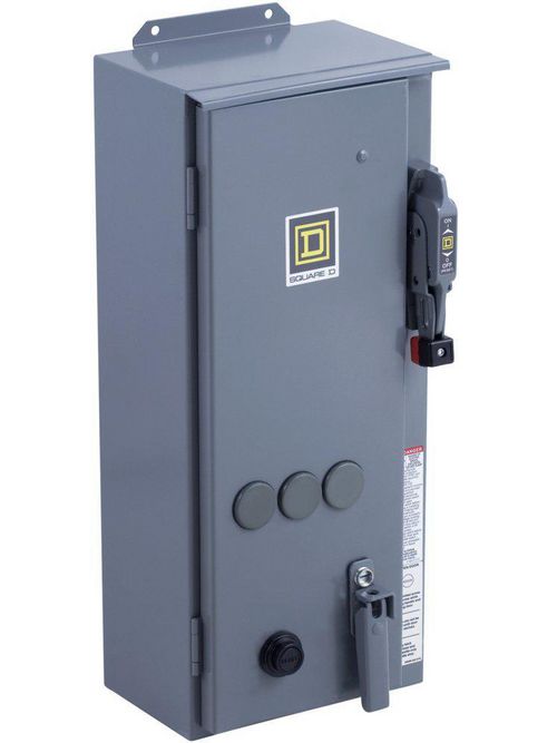 Product image for Square D 8538SBA22V84CFF4T11X01 208/120 VAC 3 Hp 3-Pole NEMA 12 Full Voltage Non-Reversing Combination Starter