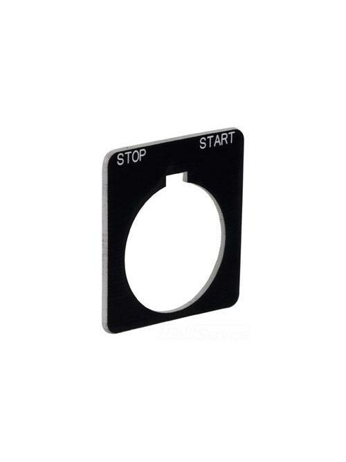 Product image for Square D 9001KN255SP 30 mm Push Button Legend Plate