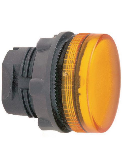 Product image for Square D ZB5AV053S 22 mm Amber Round Protected LED Pilot Light Head