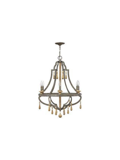Product image for Cordoba 6 Light Small Open Frame - Distressed Iron