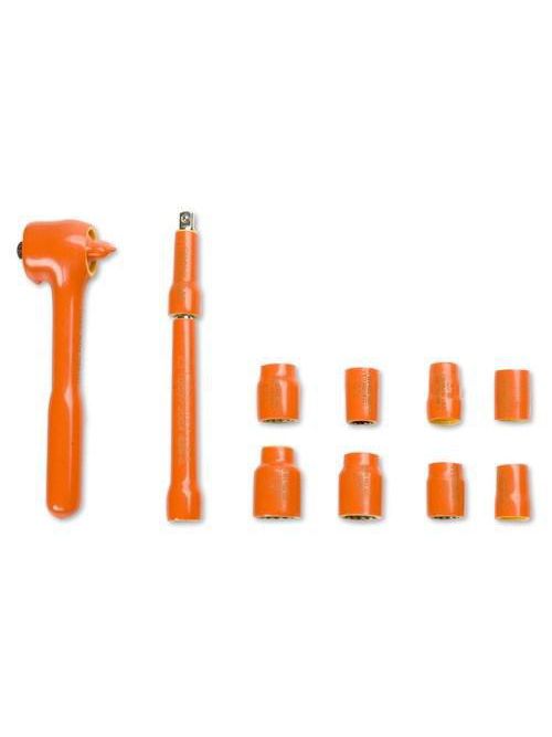 Product image for Cementex ISS38-11 11-Piece 3/8 Inch Square Drive Socket Set