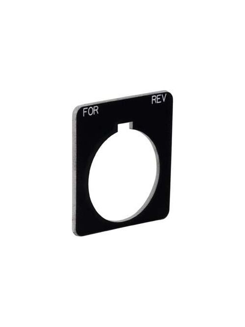 Product image for Square D 9001KN239BP 30 mm Push Button Legend Plate