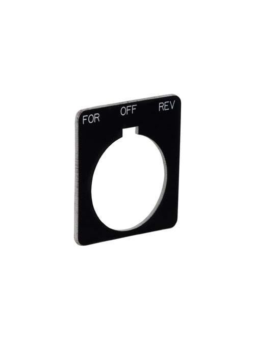 Product image for Square D 9001KN259BP 30 mm Push Button Legend Plate