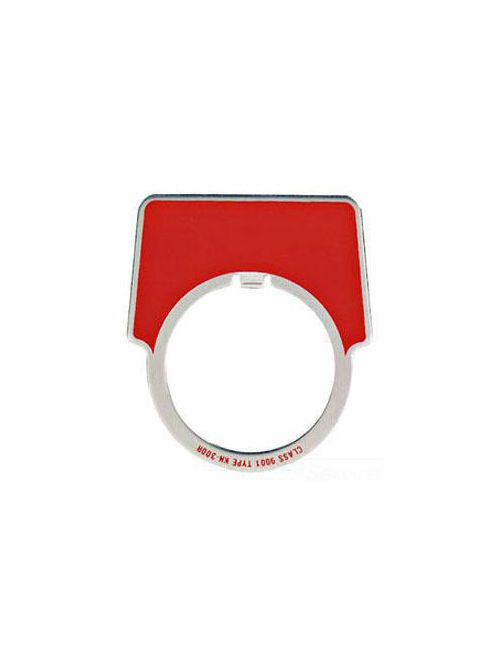 Square D 9001KN299R Type K 30 mm Push Button Legend Plate