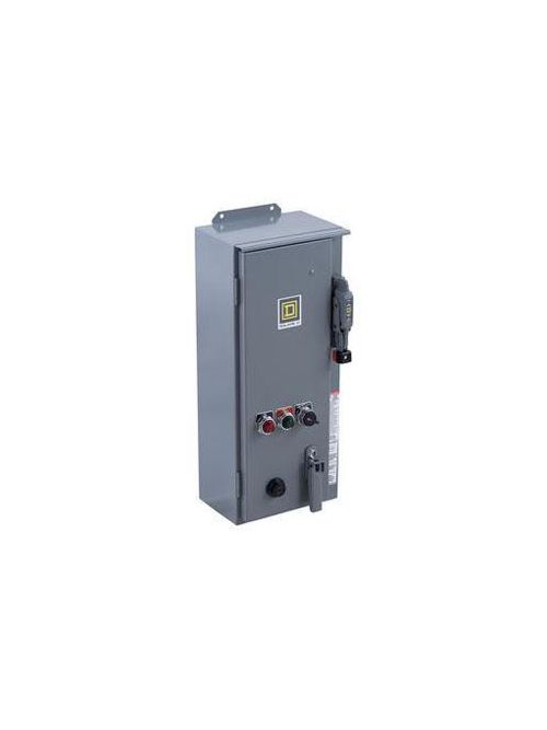 Product image for Square D 8538SCA24S8V02S 110/120 VAC 10 Hp 3-Pole NEMA 12 Full Voltage Non-Reversing Combination Starter