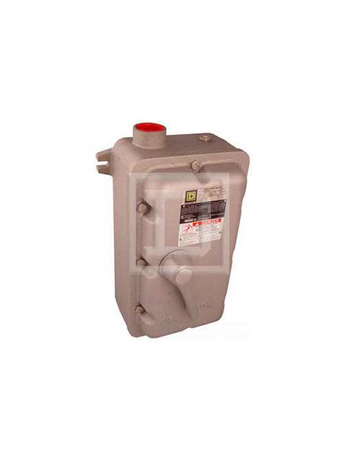 Product image for Square D H60XFA1352 600 VAC 60 Amp 6-Pole Fusible Heavy Duty Safety Switch