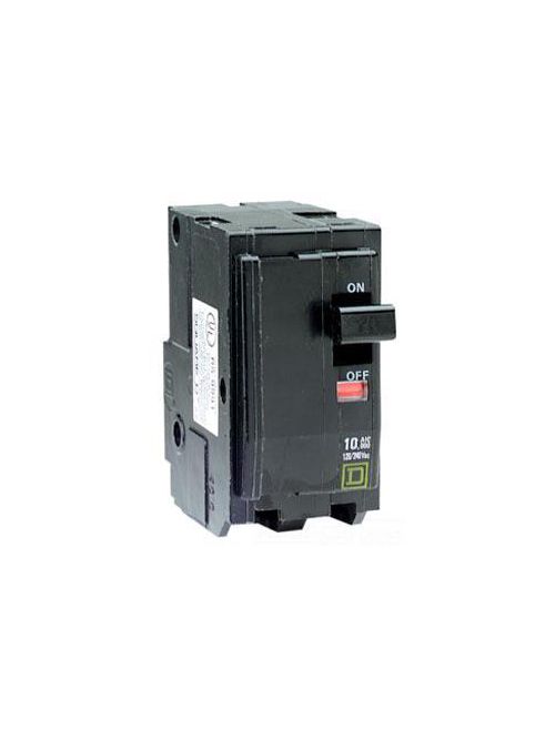 Product image for Square D QO220328 2-Pole 20 Amp 120/240 Volt Plug-On Thermal Magnetic Miniature Circuit Breaker