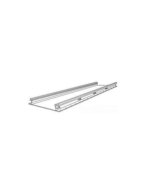 Product image for Square D RSV242100120 10 Foot x 12 Inch Gray Vinyl Straight Trench Duct