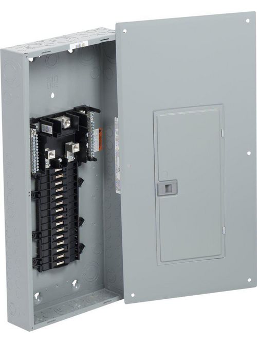 Product image for Square D QO13040L200GC 120/240 VAC 200 Amp 1-Phase 3-Wire 40-Circuit NEMA 1 Convertible Main Lug Load Center