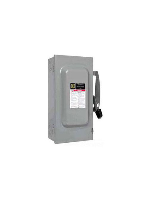 Product image for Square D CD226N 120/240 VAC 600 Amp 2-Pole 3-Wire Fusible General Duty Safety Switch