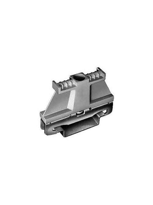 Product image for Wieland Electric Z5.522.8553.0 49 x 8 mm Black Metal Terminal Block End Bracket