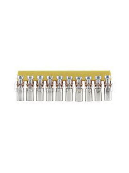 Product image for Wieland Electric Z7.280.3027.0 5 mm 10-Pole Yellow Terminal Block Insulated Jumper